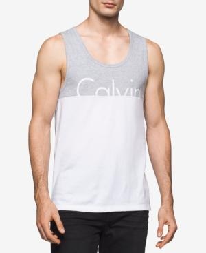 Calvin Klein Jeans Men's Colorblocked Logo-print Tank
