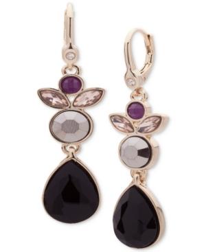 Ivanka Trump Gold-tone Multi-stone Drop Earrings