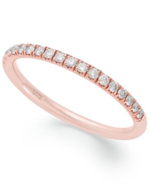 X3 Certified Diamond Wedding Band In 18k Gold (1/4 Ct. T.w.), Created For Macy's