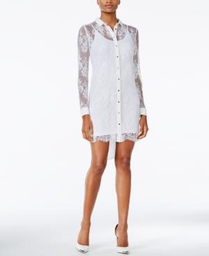 Guess Isabell Lace Shirt Dress