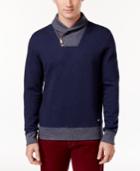 Tommy Hilfiger Men's Colorblocked Shawl-collar Sweater