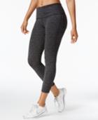 Ideology Heathered Cropped Leggings, Created For Macy's