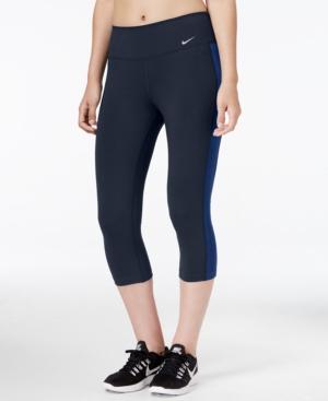 Nike Legend Dri-fit Cotton-blend Capri Leggings