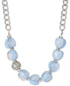 M Haskell For Inc Light Blue Bauble Necklace