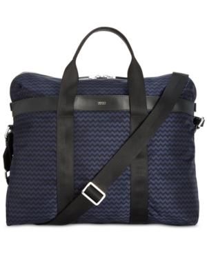 Hugo By Hugo Boss Men's Chevron Digital Weekender Bag