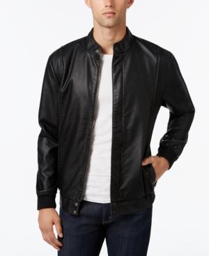 American Rag Men's Faux Leather Motorcycle Jacket, Only At Macy's