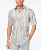 Tasso Elba Graffiti-print Shirt, Only At Macy's