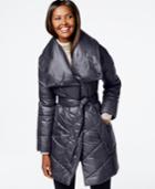 Kenneth Cole Belted Puffer Coat