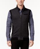 Tasso Elba Men's Full-zip Mock-collar Vest, Only At Macy's