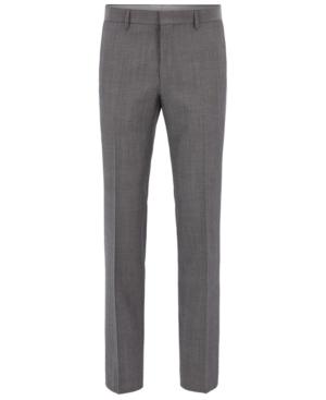 Boss Men's Slim-fit Heathered Dress Pants