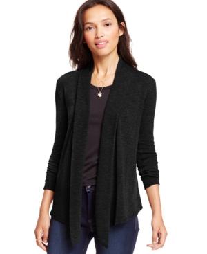 Bcx Juniors' Drape-front Cardigan