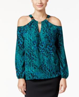 Thalia Sodi Cold-shoulder Hardware Top, Only At Macy's