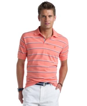 Izod Shirt, Passport Pique Feeder Striped Polo