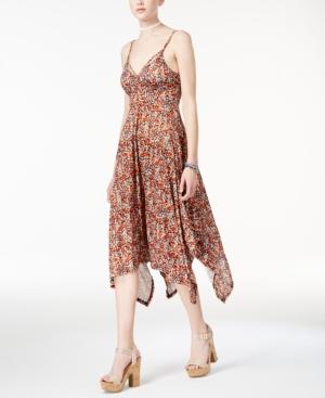 American Rag Juniors' Printed Handkerchief-hem Dress, Created For Macy's