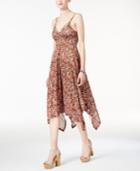 American Rag Juniors' Printed Handkerchief-hem Dress, Created For Macy's