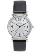 Lucky Brand Women's Carmel Black Leather Strap Watch 34mm