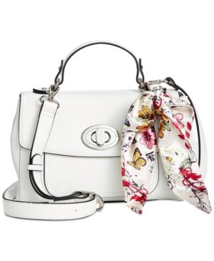 Giani Bernini Top Handle Flap Crossbody With Scarf, Only At Macy's