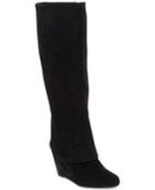 Jessica Simpson Rallie Tall Cuffed Wedge Boots Women's Shoes