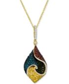 Le Vian Exotics Diamond Pendant Necklace (1-9/10 Ct. T.w.) In 14k Gold