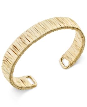 Inc International Concepts Gold Wire Wrapped Bracelet, Only At Macy's