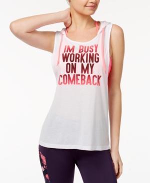 Energie Juniors' Active Cross-back Layered-look Hoodie