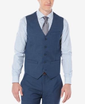 Perry Ellis Solid Twill Vest