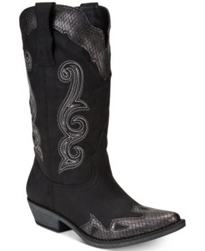 American Rag Demi Cowboy Boots, Created For Macy's Women's Shoes