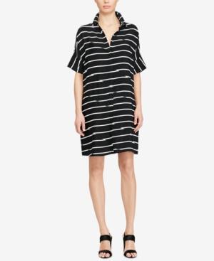 American Living Striped Twill Shirtdress