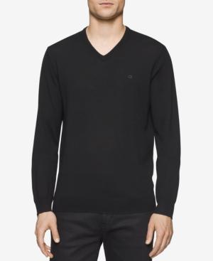 Calvin Klein Men's Merino V-neck Sweater