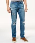 Tommy Hilfiger Men's Straight-leg Joel Distressed Jeans