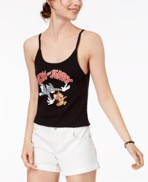Freeze 24-7 Juniors' Tom & Jerry Cotton Graphic Tank Top