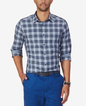 Nautica Men's Plaid Long-sleeve Shirt
