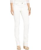Lauren Ralph Lauren Heritage Straight-leg Jeans, White Wash
