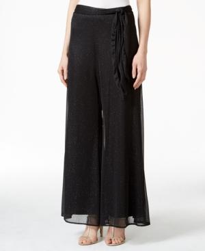 Onyx Embellished Palazzo Pants