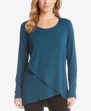 Karen Kane Asymmetrical High-low Top