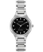 Citizen Eco-drive Women's Corso Diamond-accent Stainless Steel Bracelet Watch 29mm