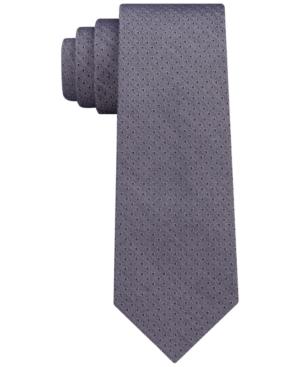 Dkny Men's Denim Pindot Slim Tie