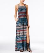 American Rag Printed Side-slit Maxi Dress, Only At Macy's