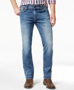 True Religion Men's Ricky Relaxed-straight-fit Stretch Flagstone Jeans