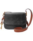Fossil Harper Leather Small Saddle Crossbody