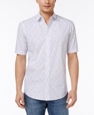 Club Room Men's Sunglasses-print Cotton Shirt, Only At Macy's