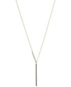 Vince Camuto Gold-tone Bar Lariat Necklace