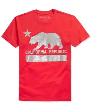 Ring Of Fire Men's Graphic-print T-shirt, Created For Macy's