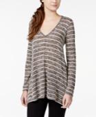 American Rag Striped Handkerchief-hem Pullover, Only At Macy's