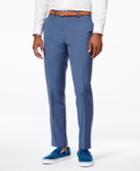 Bar Iii Men's Dusty Blue Solid Slim-fit Pants, Only At Macy's