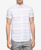 Calvin Klein Men's Striped Cotton Shirt