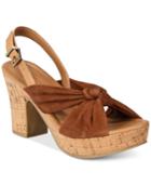 Kenneth Cole Reaction Tole Booth Platform Slingback Sandals Women's Shoes