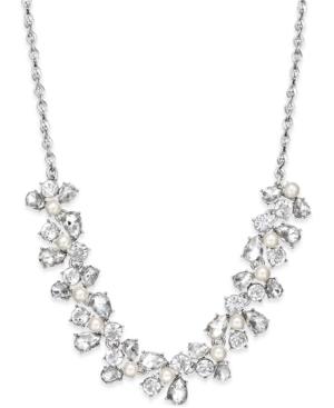 Charter Club Silver-tone Crystal Garland Collar Necklace, Only At Macy's
