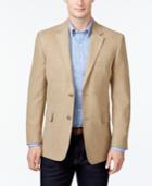 Tasso Elba Microsuede Classic-fit Tan Sport Coat, Only At Macy's