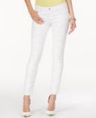 Guess Power Ripped Low-rise Video Wash Skinny Jeans